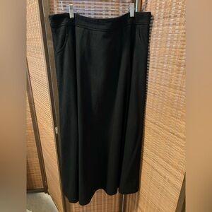 Tailor Made Black Maxi Circle Skirt